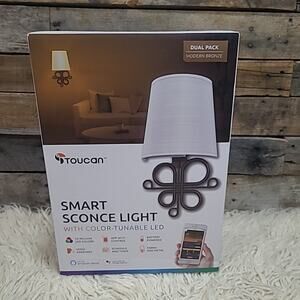 Toucan Smart Sconce LED Light Dual Pack WIFI Alexa Battery Operated NIB SEALED